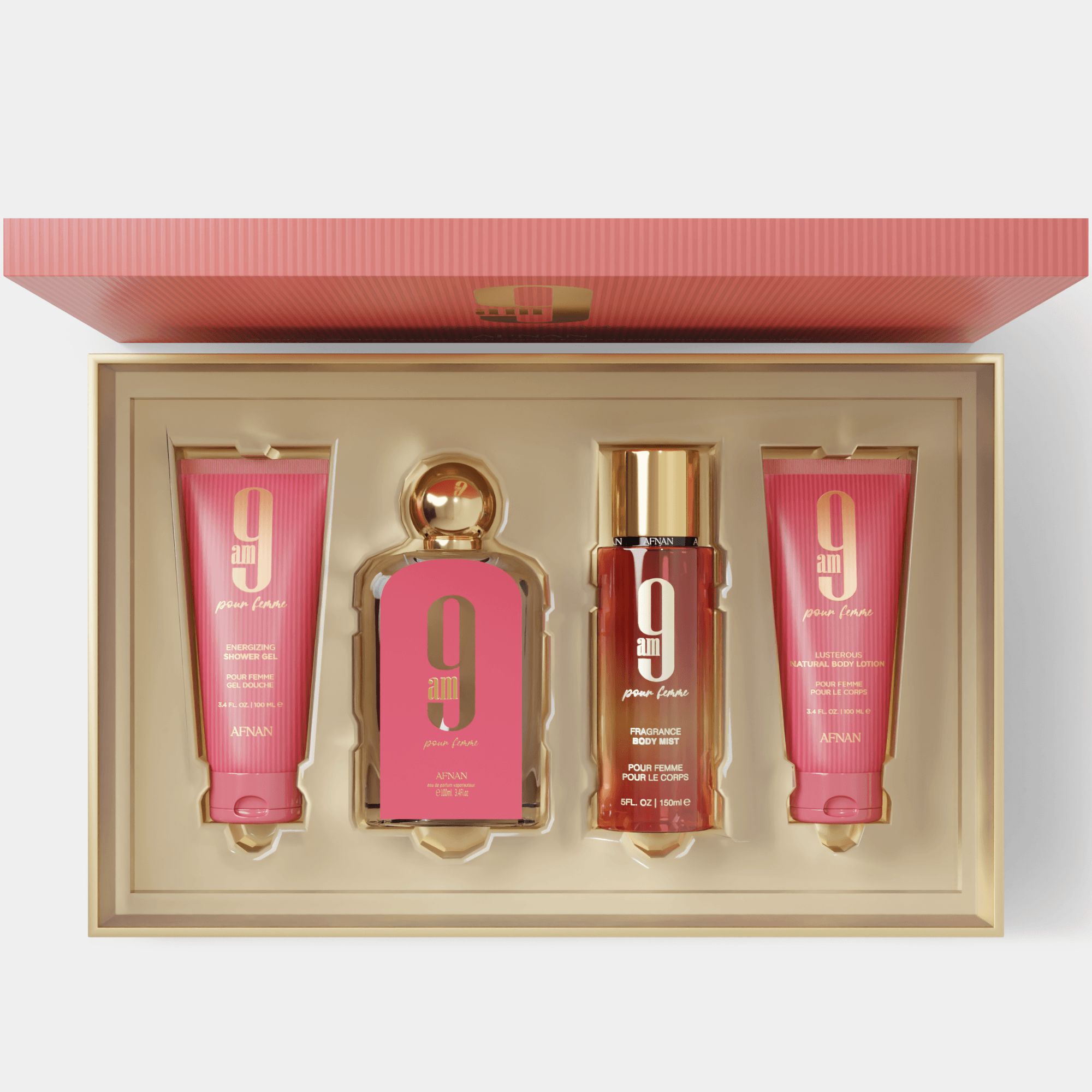 GIFT SET 9 AM POUR FEMME - Afnan Perfumes - United Arab Emirates
