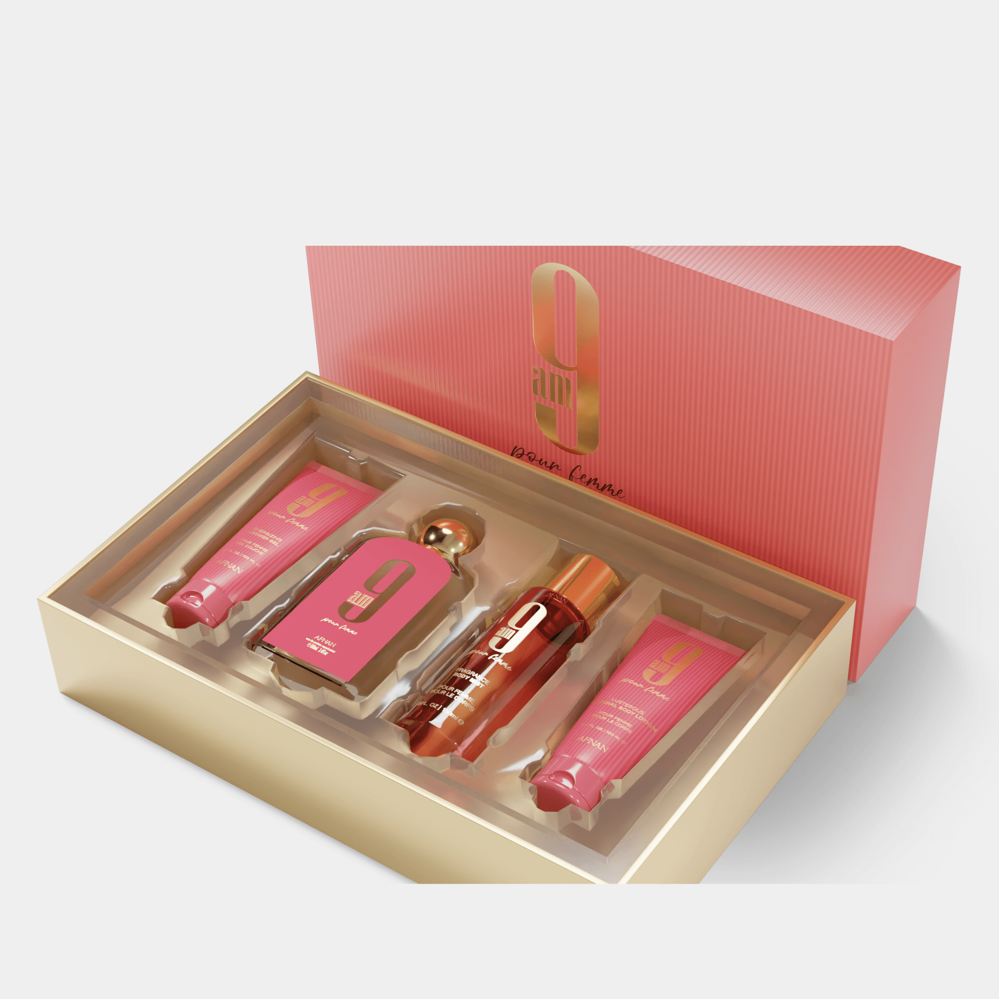 GIFT SET 9 AM POUR FEMME - Afnan Perfumes - United Arab Emirates