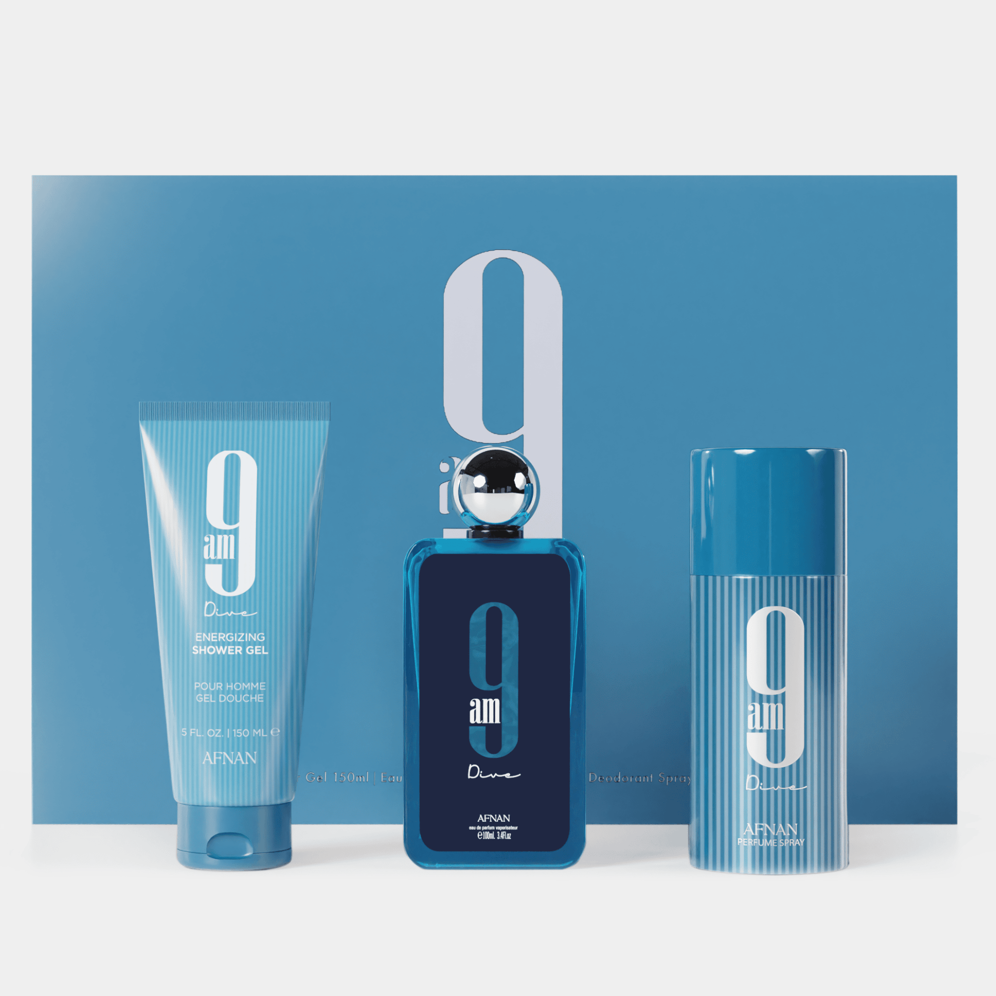 GIFT SET 9 AM DIVE - Afnan Perfumes - United Arab Emirates