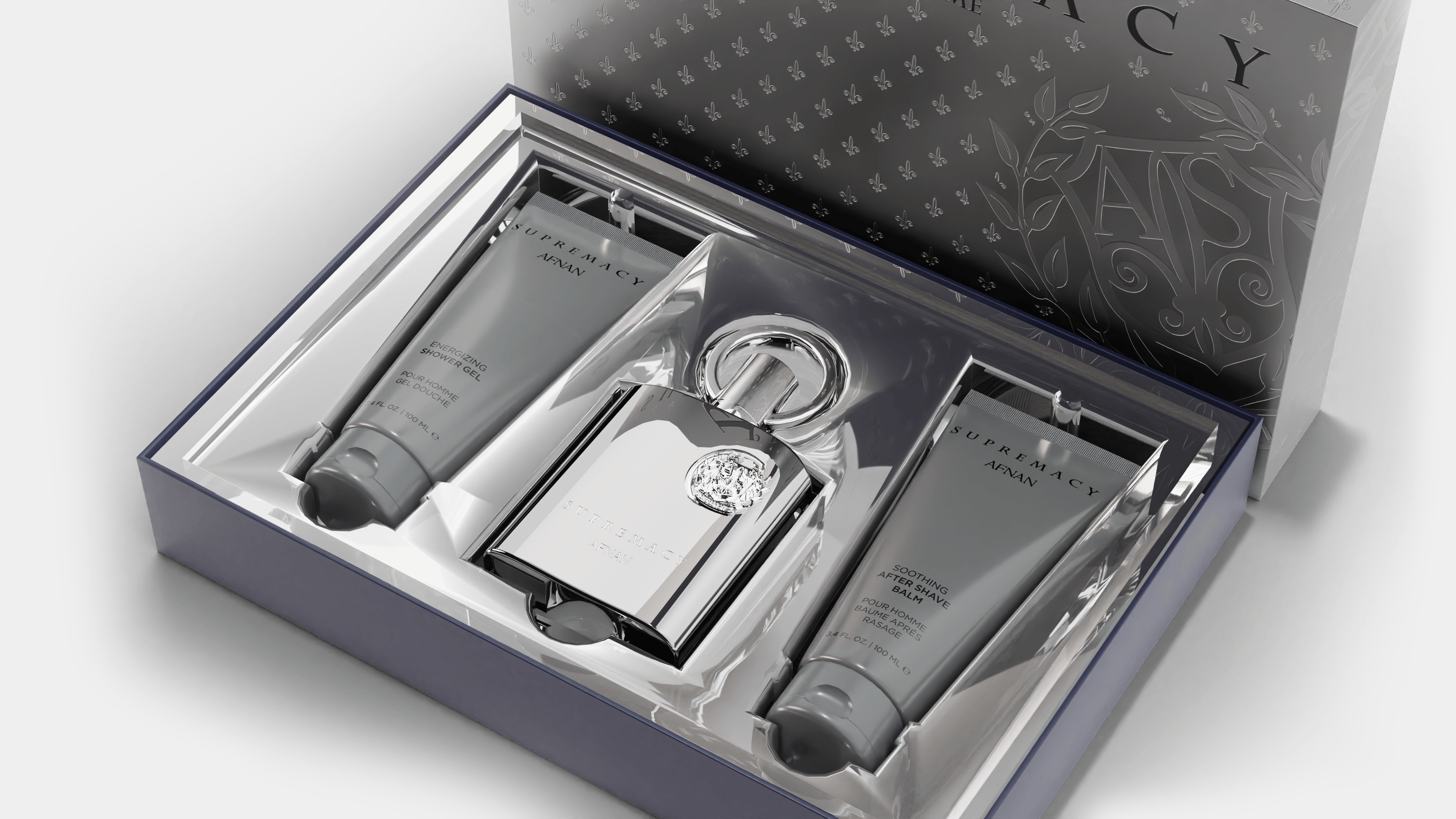 GIFT SET SUPREMACY SILVER - Afnan Perfumes - United Arab Emirates