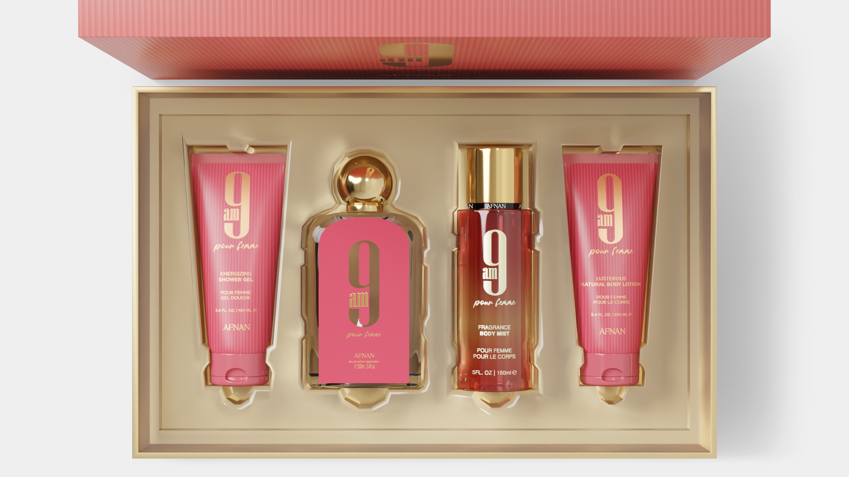 GIFT SET 9 AM POUR FEMME